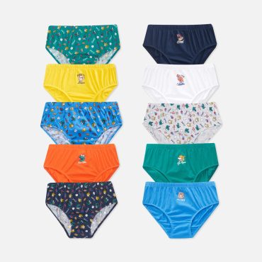 10-Pack Cartoon Animal Briefs