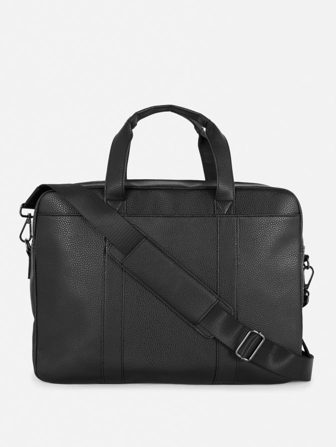 Faux Leather Business Bag
