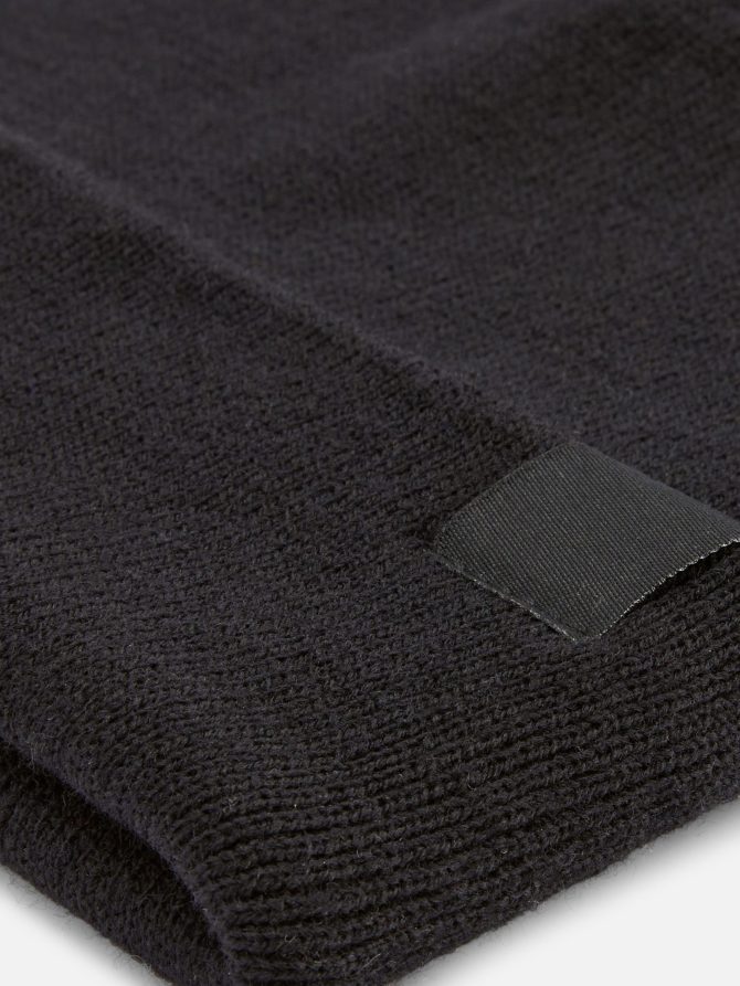 Turned-Up Knitted Beanie - Image 2
