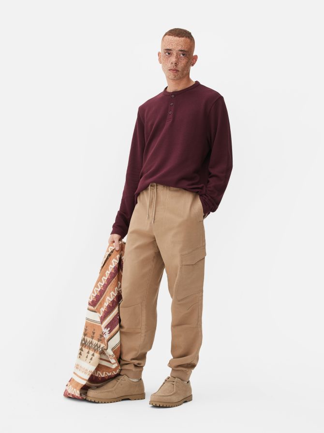 Cuffed Cargo Pants