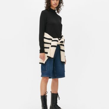 Long Sleeve Turtleneck Top