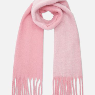Oversized Brushed Fringe Scarf