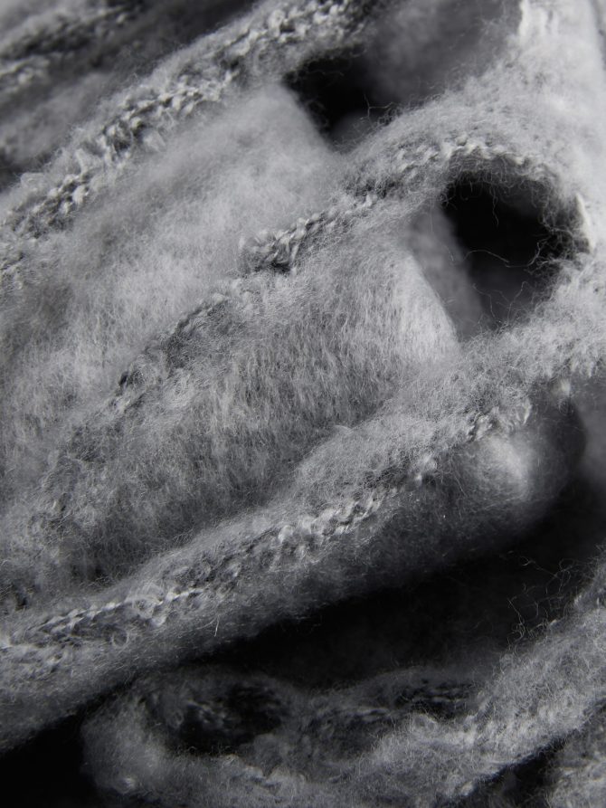 Oversized Brushed Fringe Scarf - Image 2