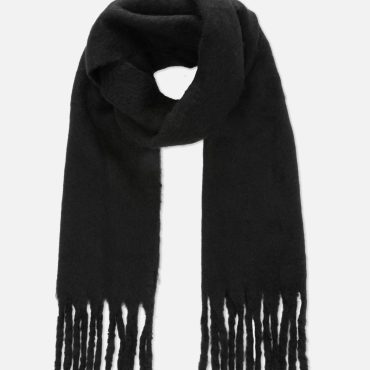 Oversized Brushed Fringe Scarf