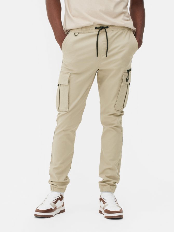Drawstring Cargo Pants - Image 3