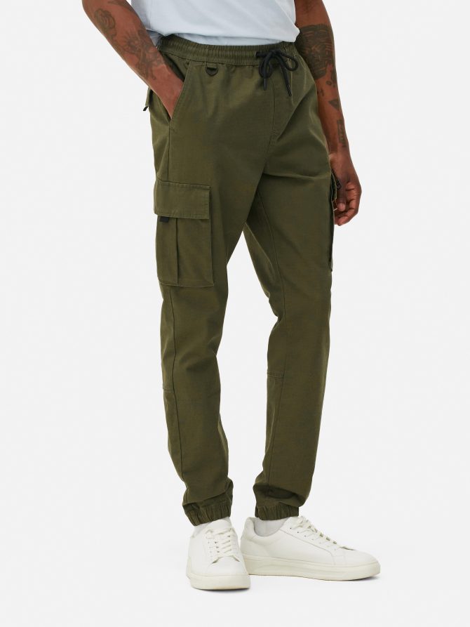 Drawstring Cargo Pants - Image 2