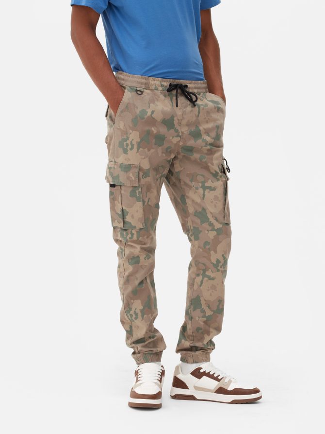Drawstring Cargo Pants - Image 2