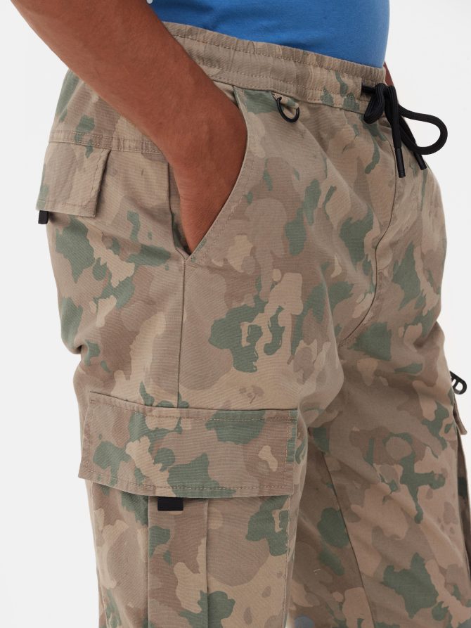 Drawstring Cargo Pants - Image 3