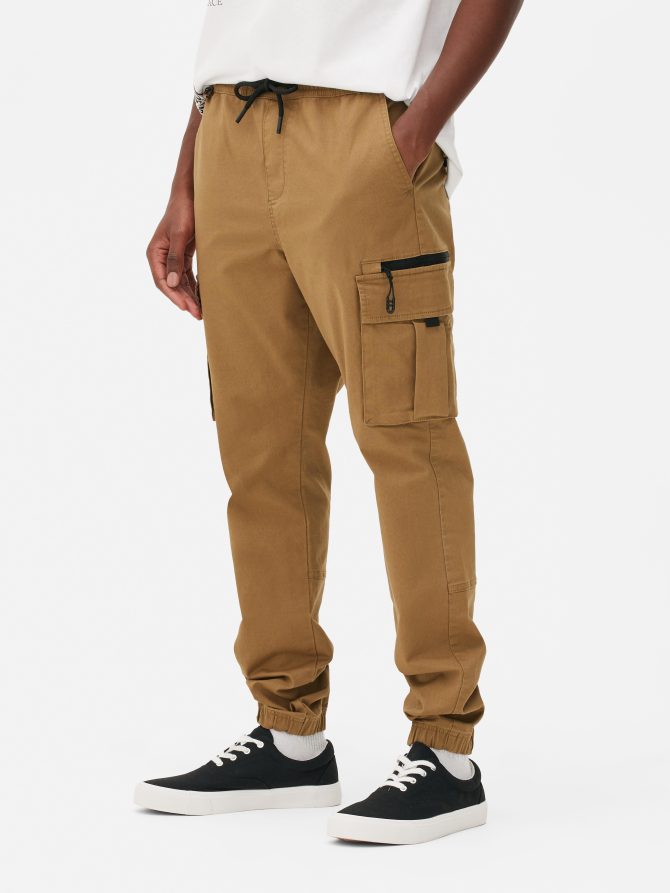 Drawstring Cargo Pants - Image 2