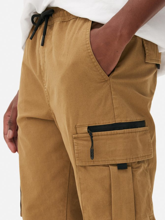 Drawstring Cargo Pants - Image 3