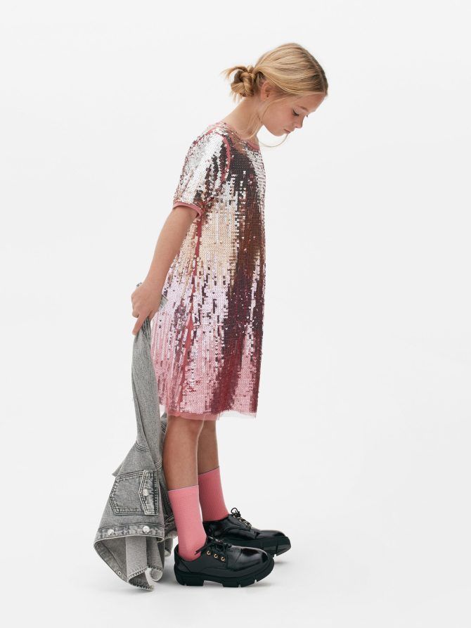 Ombré Sequin Party Dress