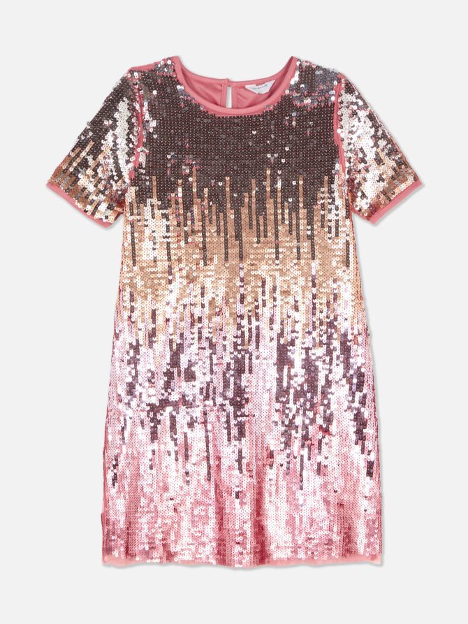 Ombré Sequin Party Dress - Image 3