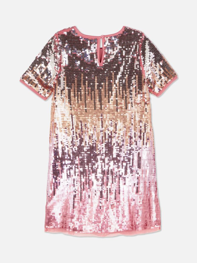 Ombré Sequin Party Dress - Image 4
