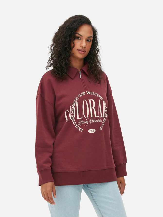 Embroidered Polo Sweatshirt - Image 2