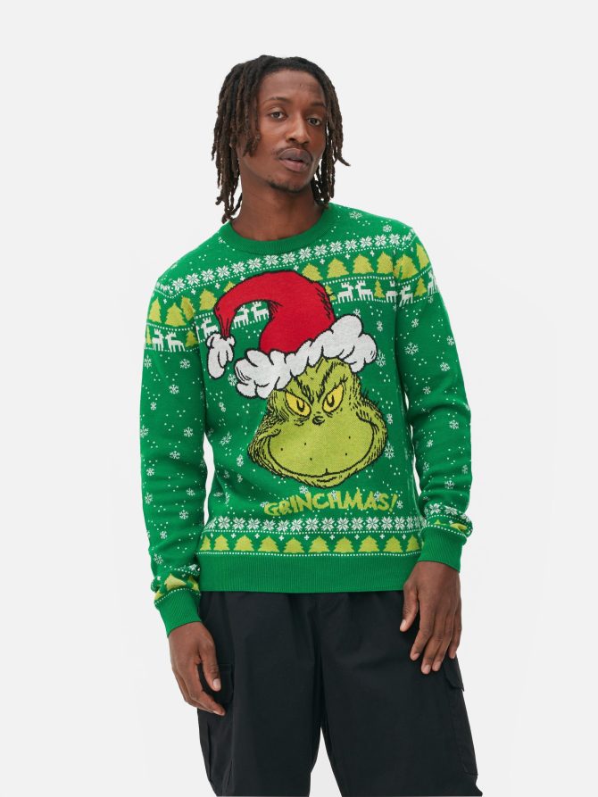 The Grinch Fair Isle Christmas Sweater - Image 2