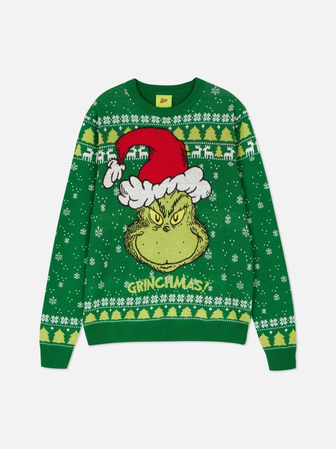 The Grinch Fair Isle Christmas Sweater - Image 5