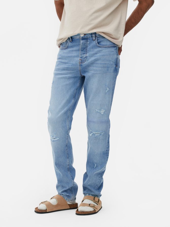 Slim Fit Paint Splash Jeans - Image 2