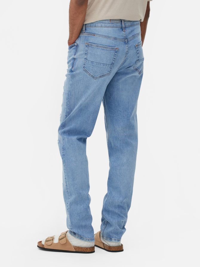 Slim Fit Paint Splash Jeans - Image 4