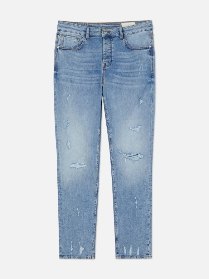 Slim Fit Paint Splash Jeans - Image 5