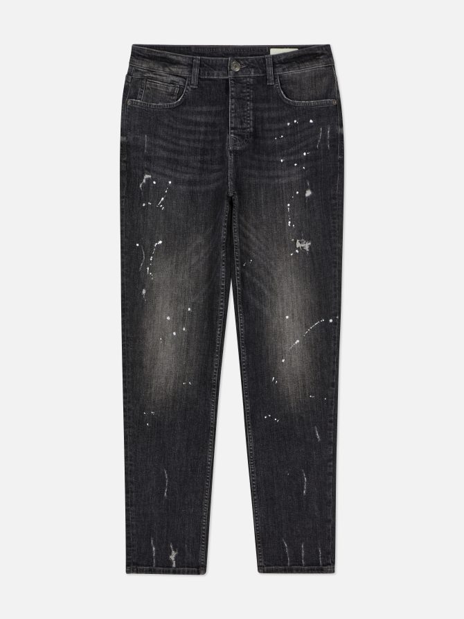 Slim Fit Paint Splash Jeans - Image 5