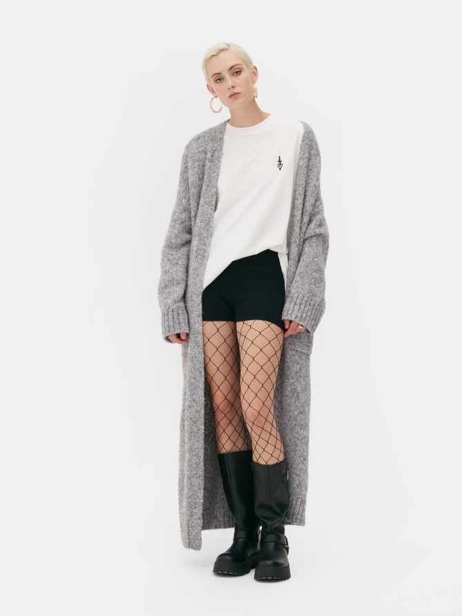 Rita Ora Maxi Duster Cardigan