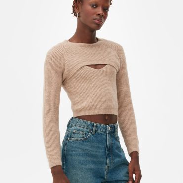 Rita Ora Knit Cami & Shrug Set