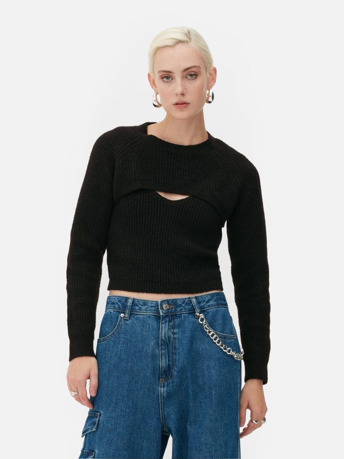 Rita Ora Knit Cami & Shrug Set - Image 2