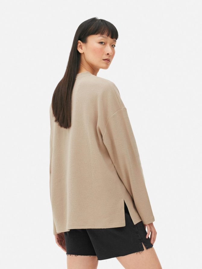 Side Slit Knit Sweater - Image 4