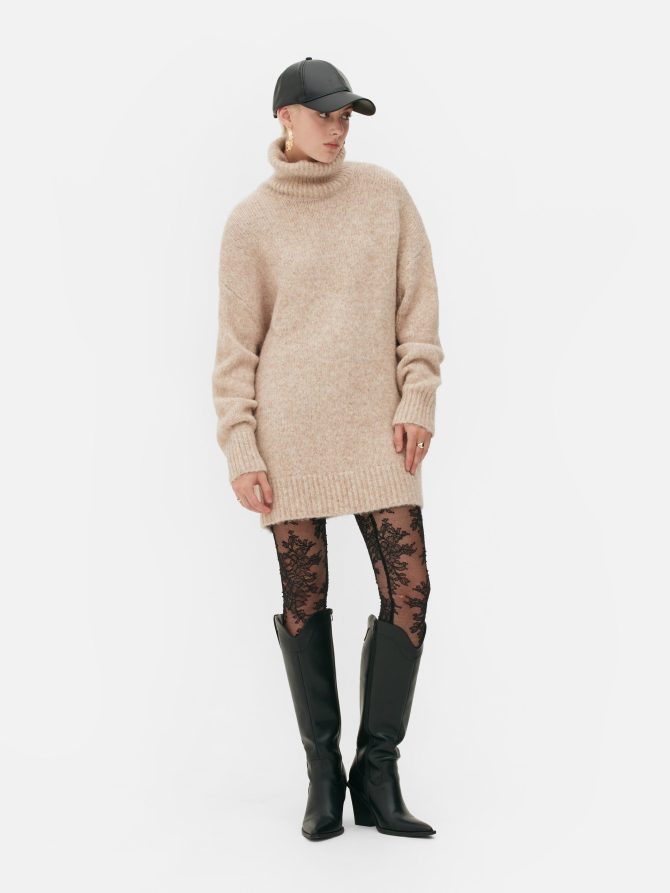 Rita Ora Long Sleeve Tunic Dress