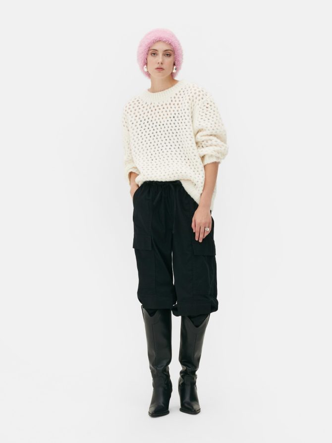 Rita Ora Open Stitch Sweater - Image 2