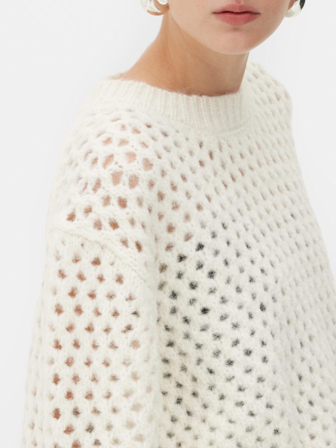 Rita Ora Open Stitch Sweater - Image 3