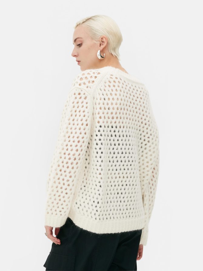 Rita Ora Open Stitch Sweater - Image 4