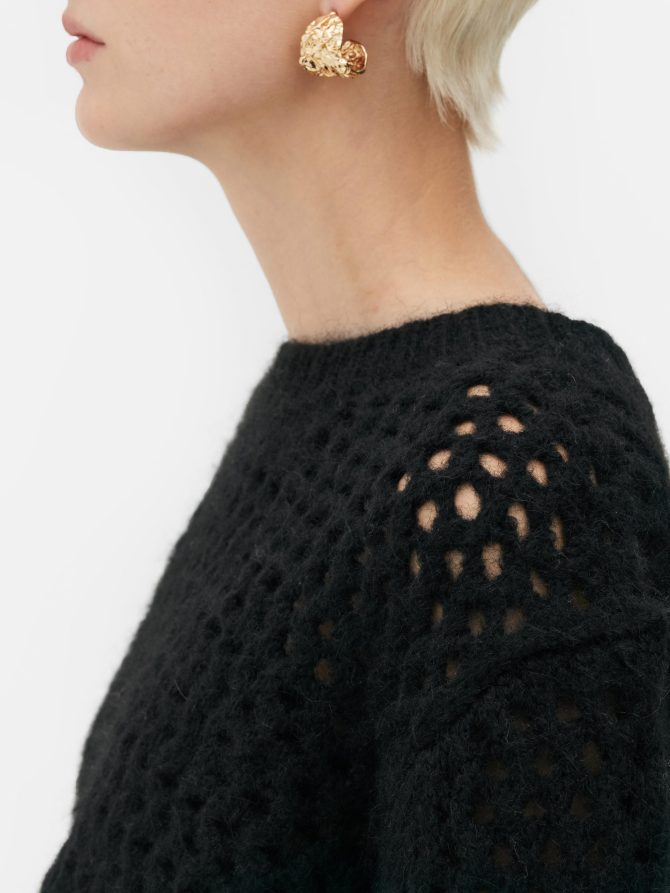 Rita Ora Open Stitch Sweater - Image 3