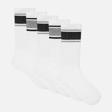 5-Pack Striped Sports Socks