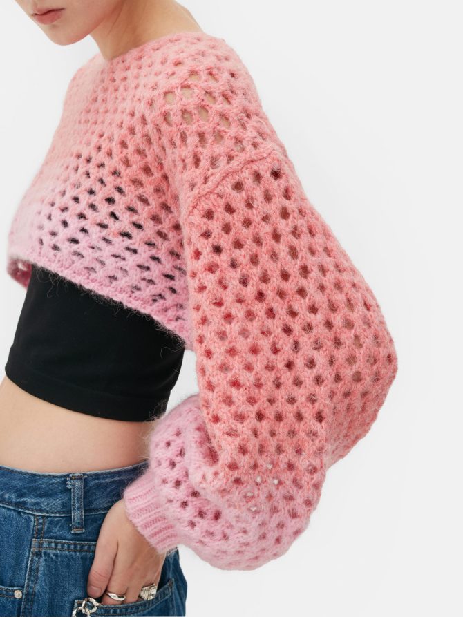 Rita Ora Crochet Shrug - Image 3