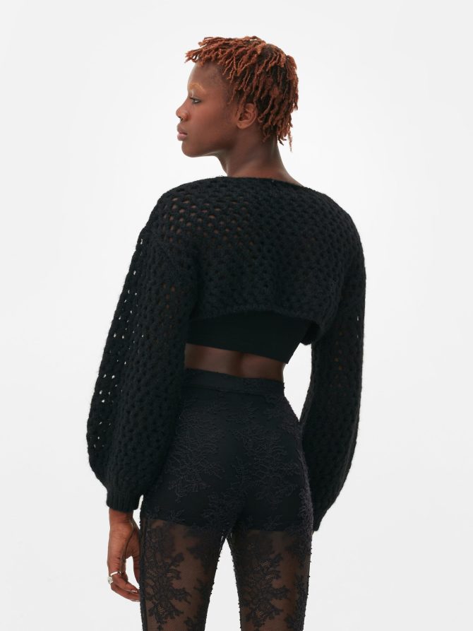 Rita Ora Crochet Shrug - Image 4