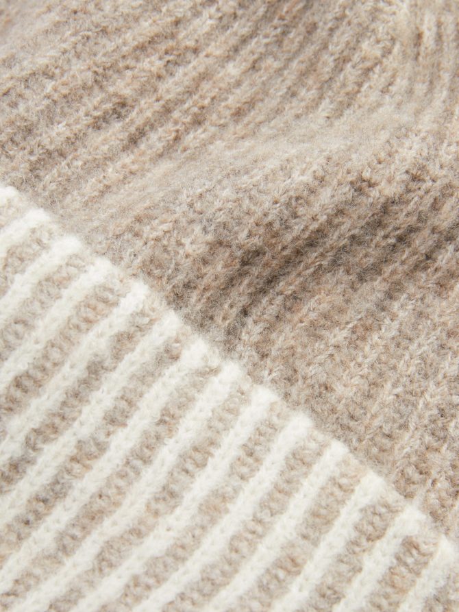 Two Tone Rib Beanie - Image 2