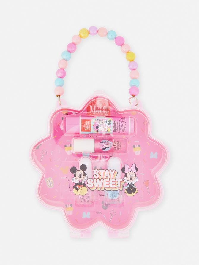 Disney’s Minnie and Mickey Mouse Nail Polish and Lip Gloss Set