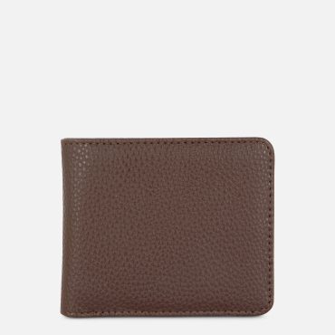 Faux Leather Bi-Fold Wallet