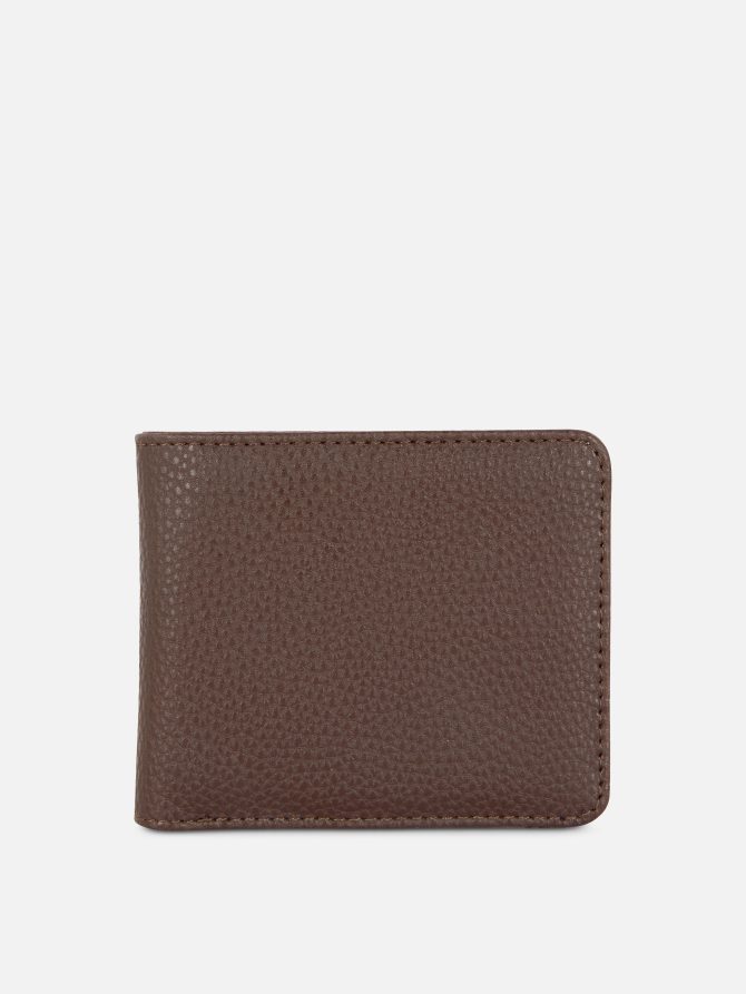 Faux Leather Bi-Fold Wallet