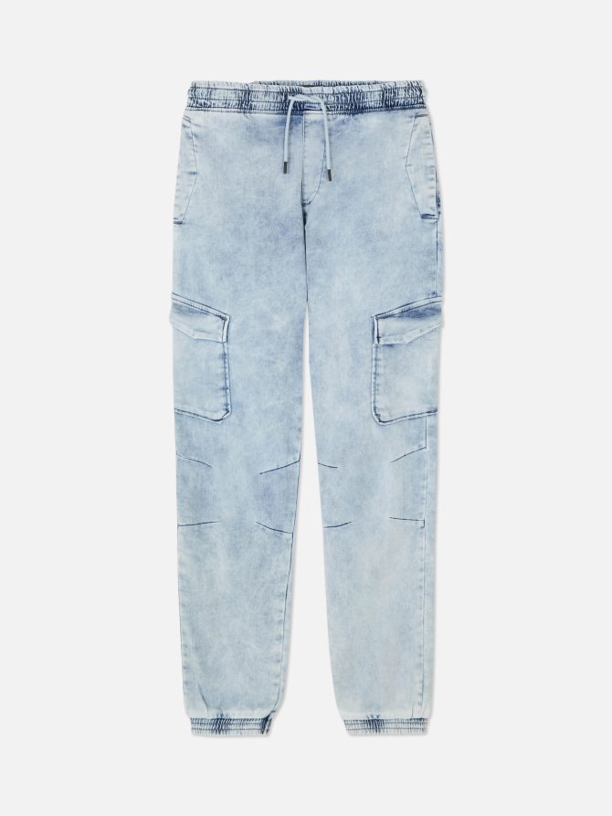 Denim Cargo Jeans - Image 5