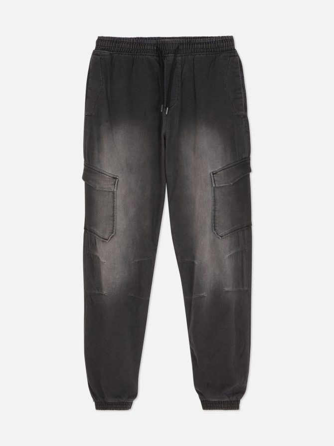 Denim Cargo Jeans - Image 5