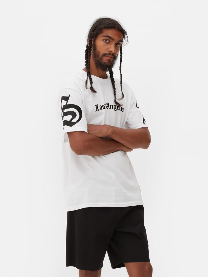 Los Angeles Lettering Graphic T-Shirt - Image 2