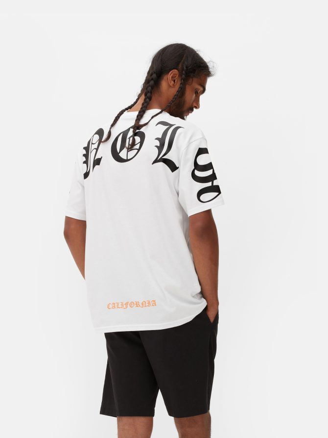 Los Angeles Lettering Graphic T-Shirt - Image 4