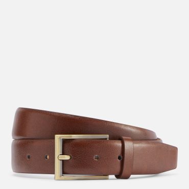 Smooth Faux Leather Belt