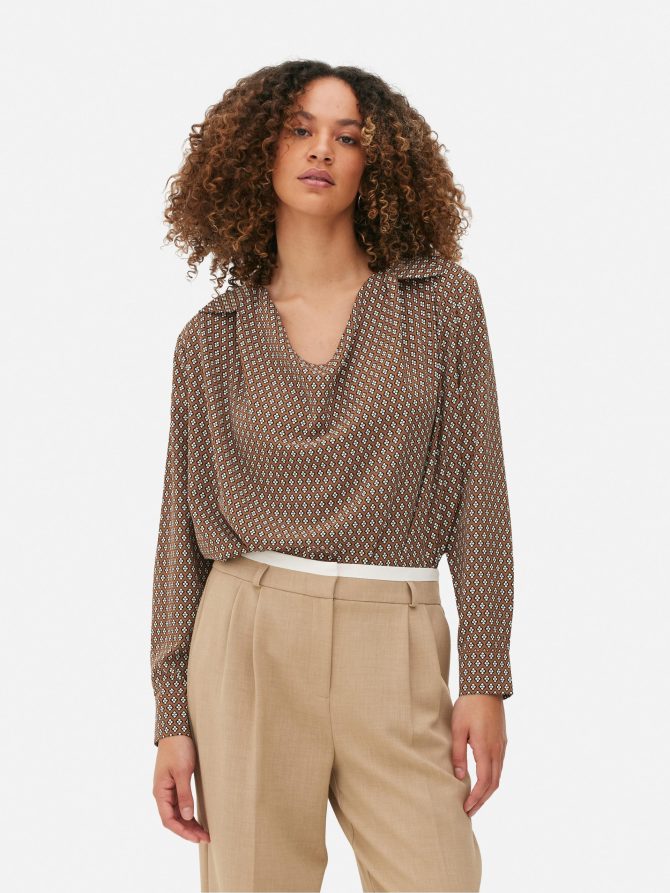 Cowl Neck Blouse - Image 2