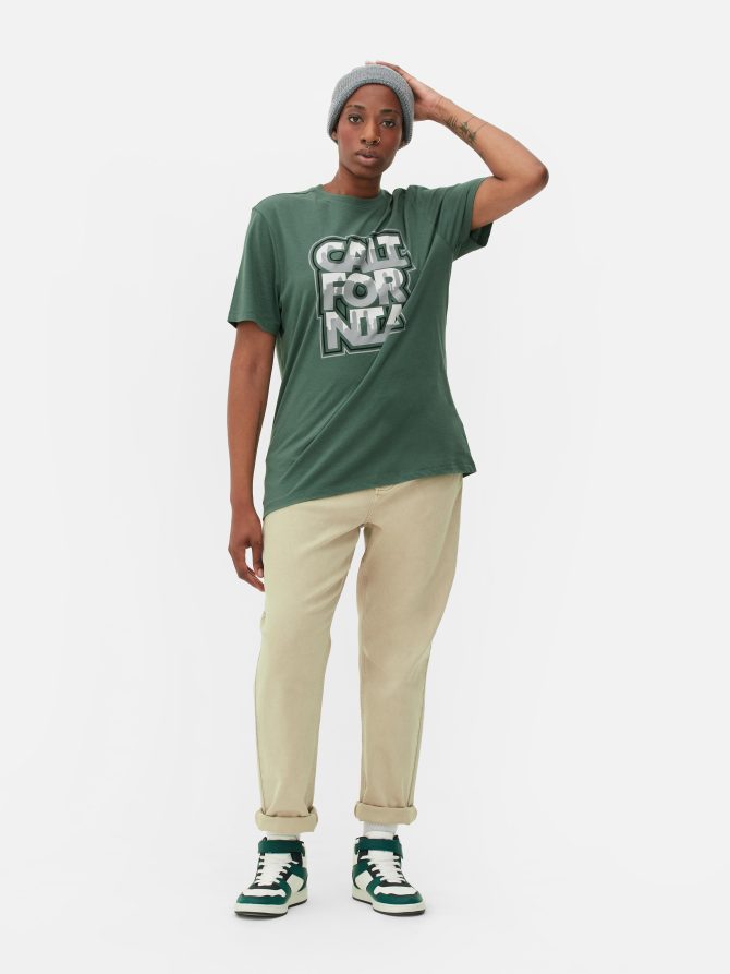 California Print T-Shirt