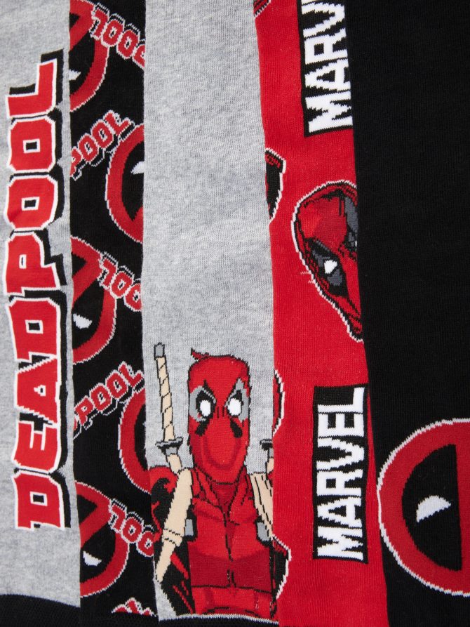 5-Pack Marvel Deadpool Socks - Image 2