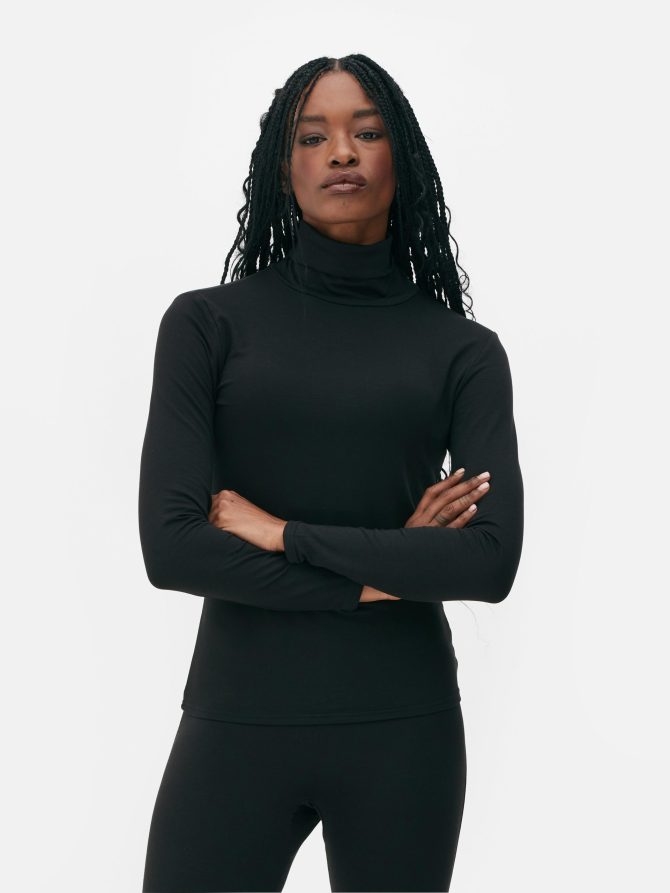 Thermal Roll Neck Top - Image 2
