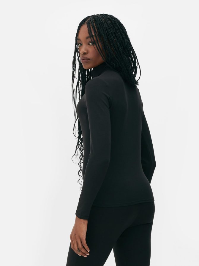 Thermal Roll Neck Top - Image 4